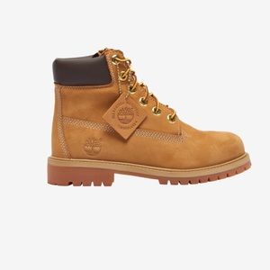 Timberland Junior 6 Inch Premium Waterproof Boots - 12909 - Wheat Yellow.100% WP
